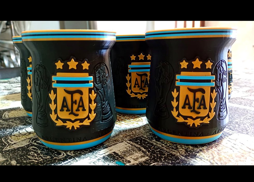 Mate personalizado impreso en 3D